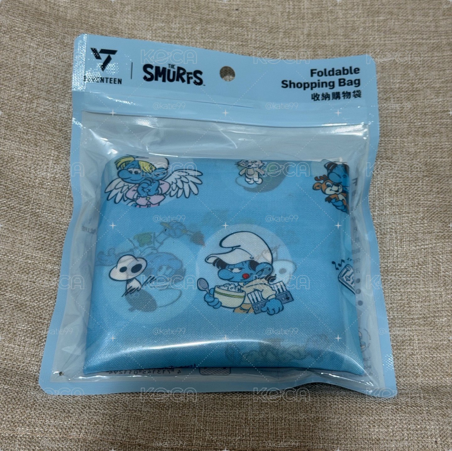 SVT藍色小精靈購物袋