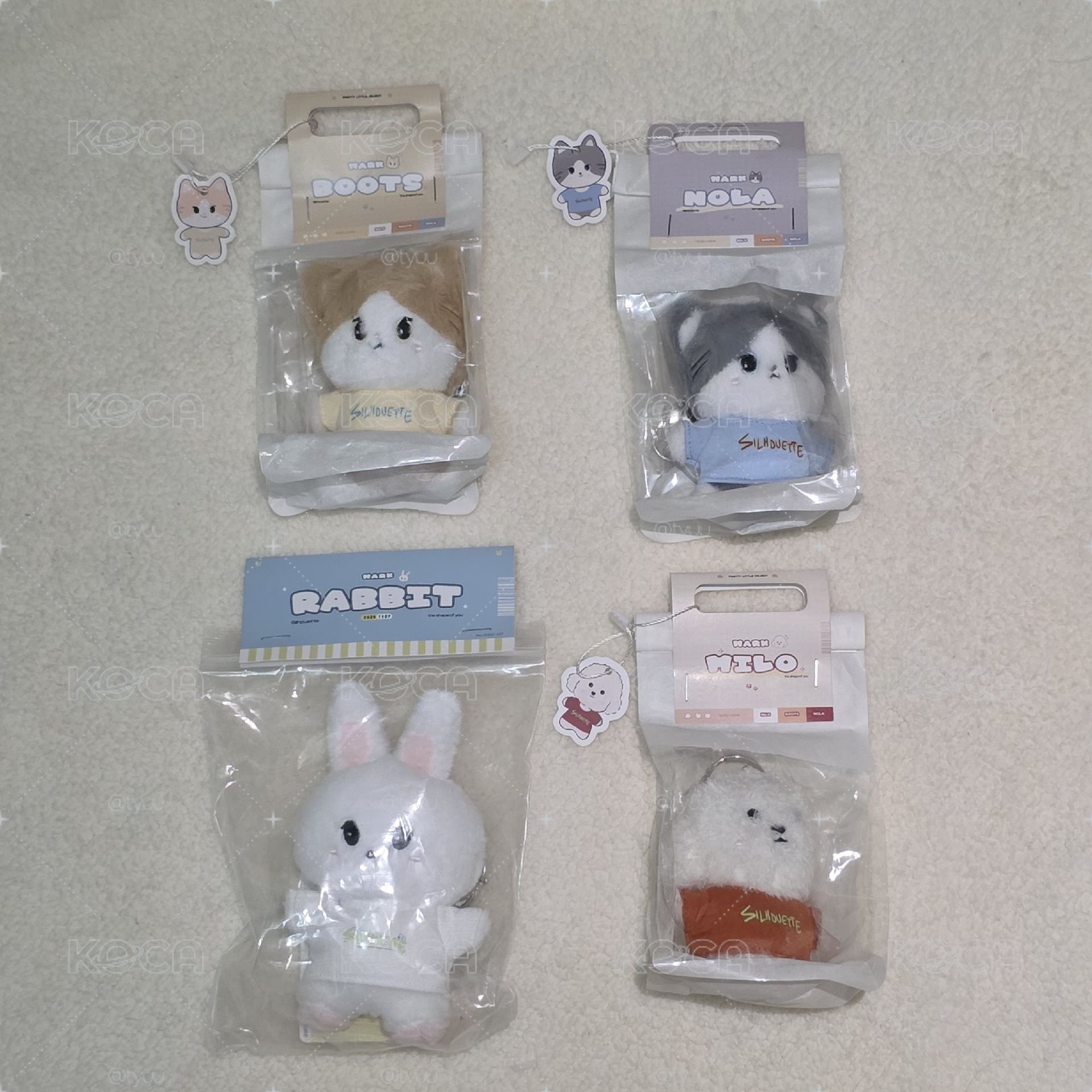 MARK 🐰+小三隻  4隻合售