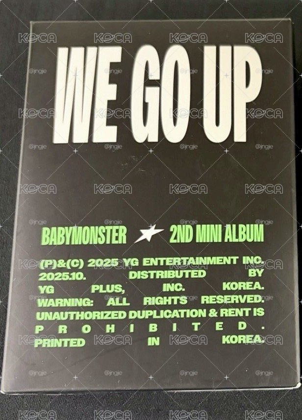 BABYMONSTER｜WE GO UP 隨機卡組（10包+卡包滿額）