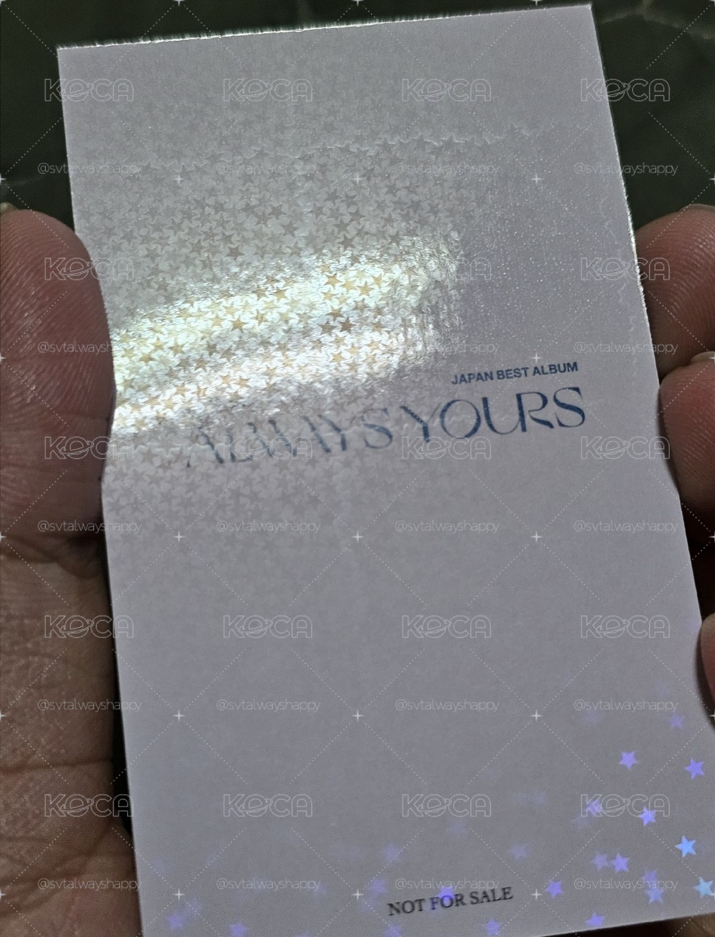 日專 always yours 環球特典卡 圓佑