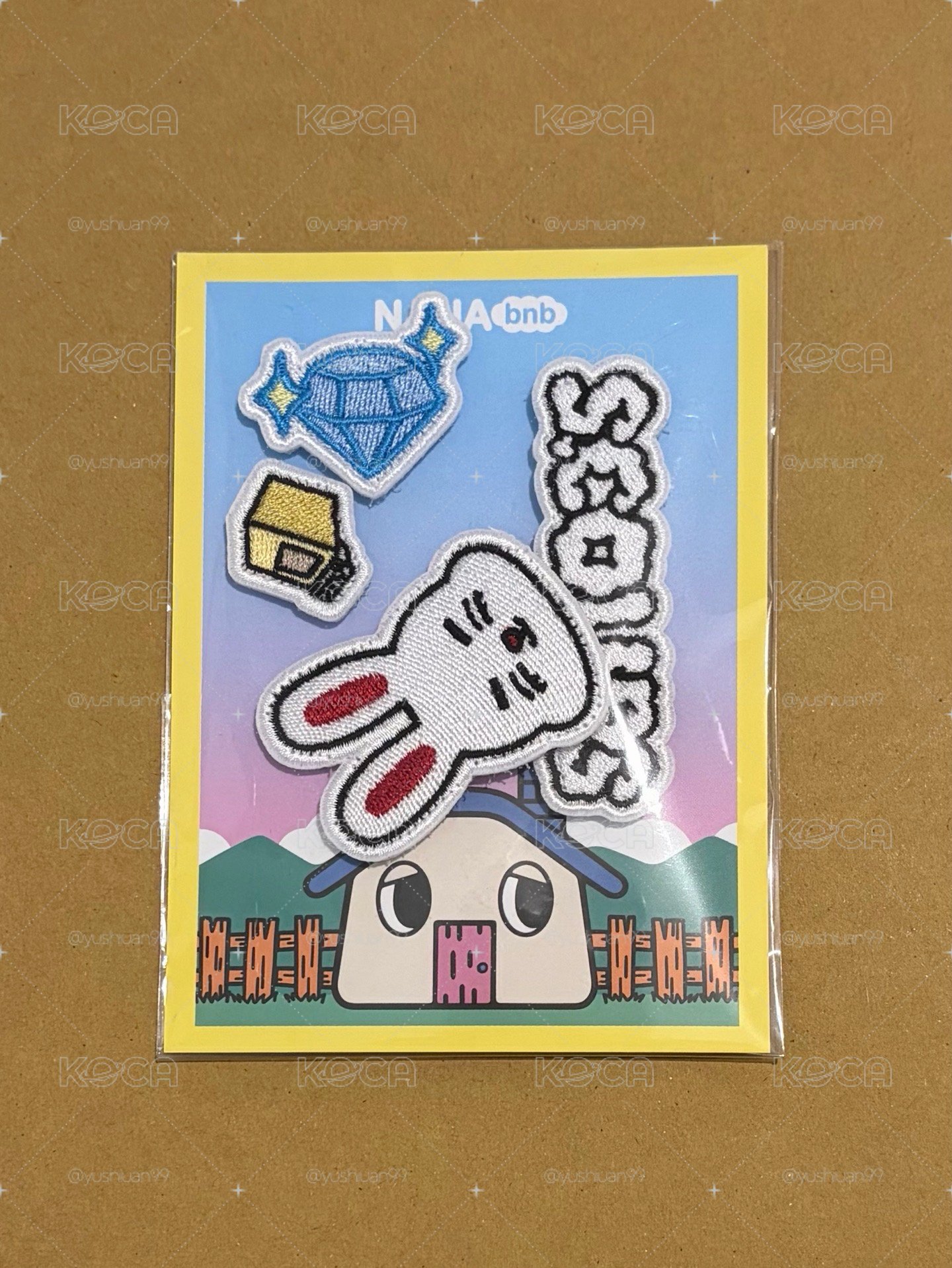 🤍NANA bnb 魔鬼氈布章 哲