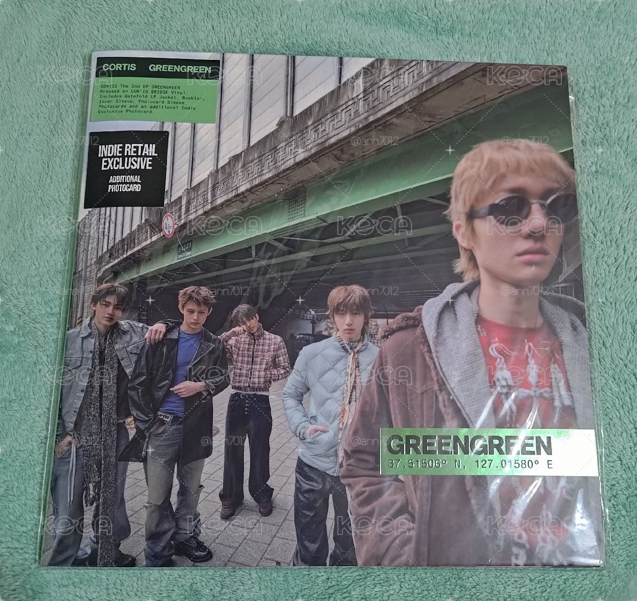 indie通路綠膠全專 已拆 團卡有損 詳見說明