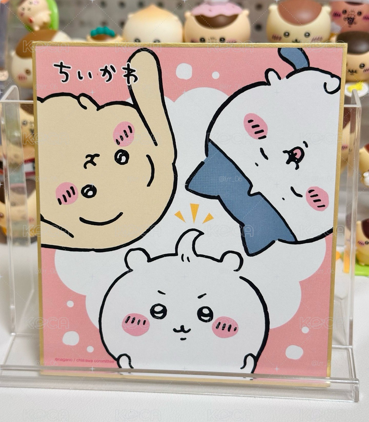 吉伊卡哇小八烏薩奇垂耳兔色紙chiikawa 