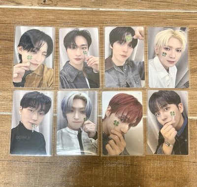 ATEEZ🍀幸運草小卡一套 八張