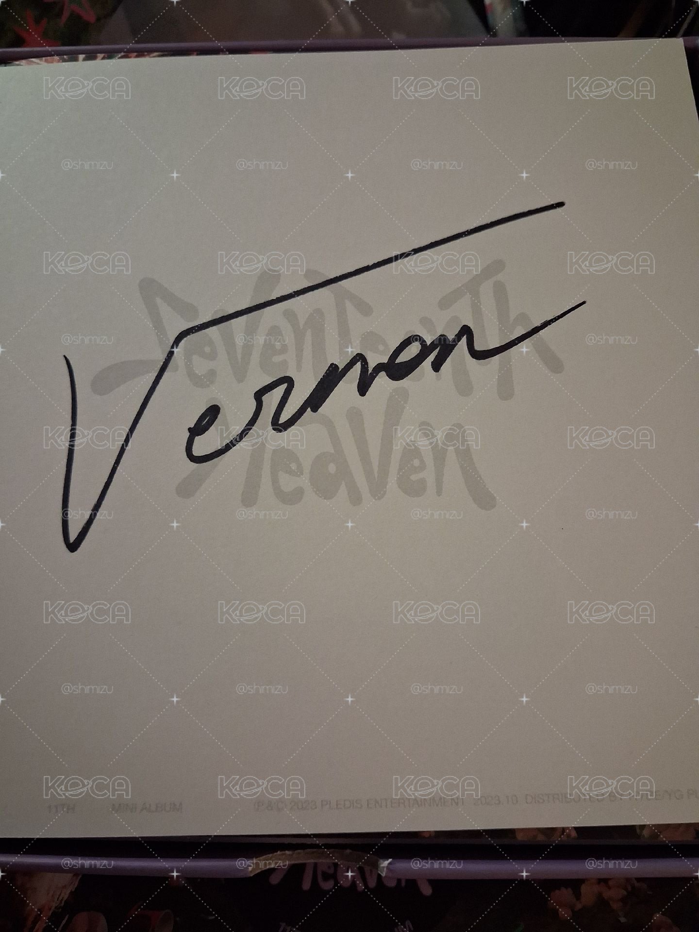 Vernon 美簽
