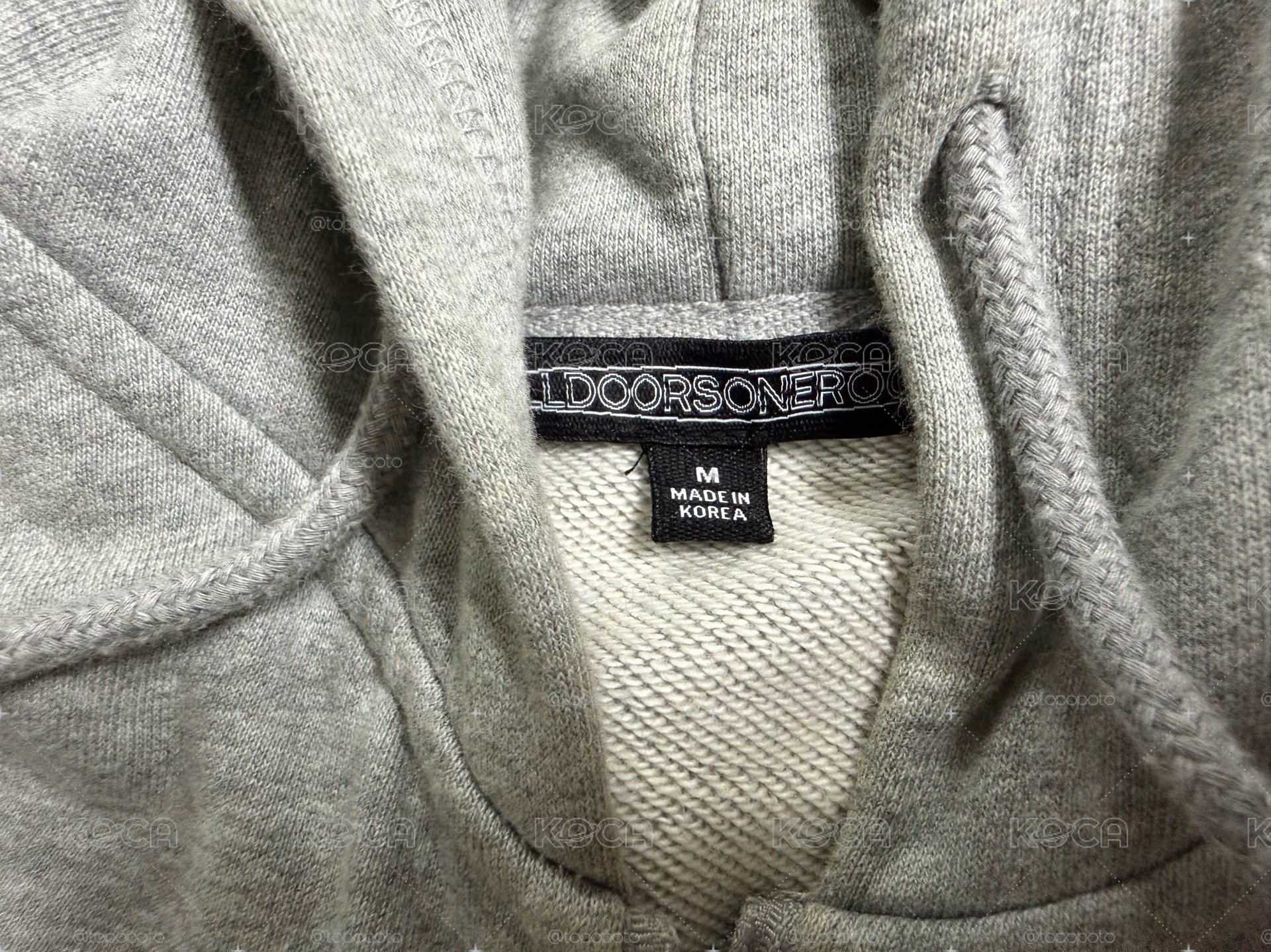 NewJeans 2023 Bunnies Camp 灰色外套 M號 二手(有穿過兩三次並下水洗過) 袖口黃掉 