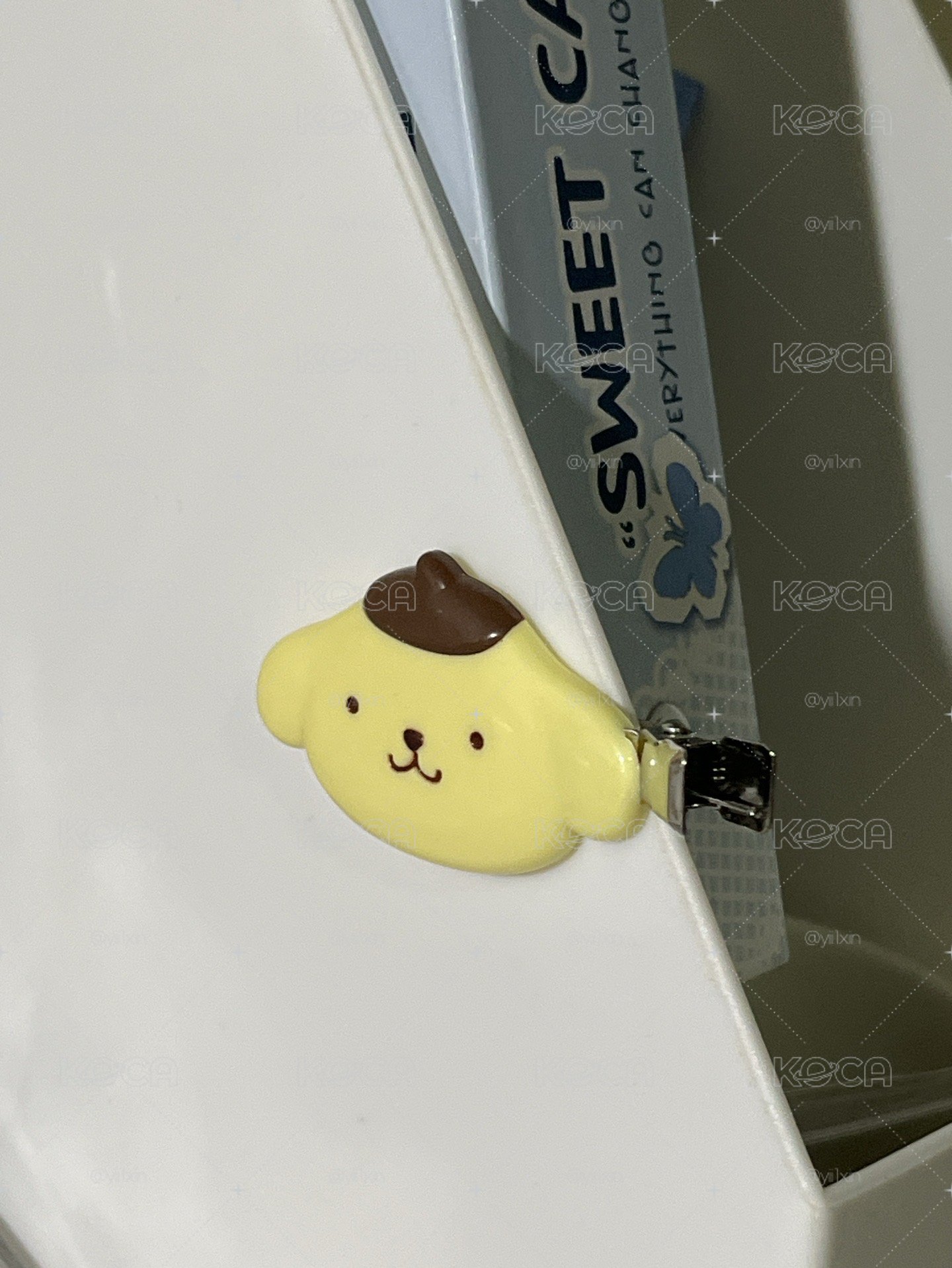 布丁狗單邊髮夾