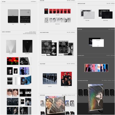 BTS MAP OF THE SOUL ON:E CONCEPT PHOTOBOOK SPECIAL SET