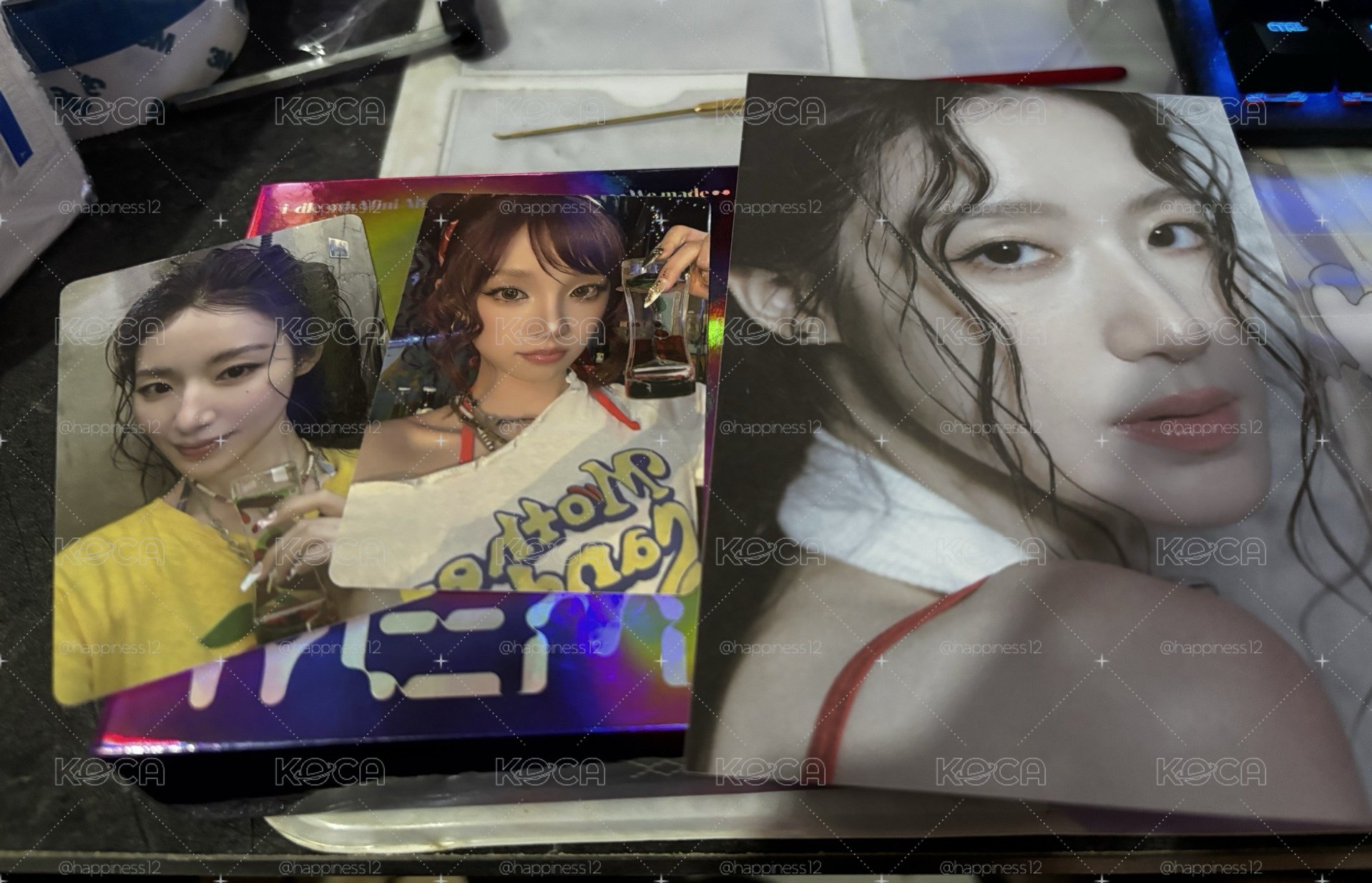 無香水專輯 刷 琦 卡 刷 明信片 