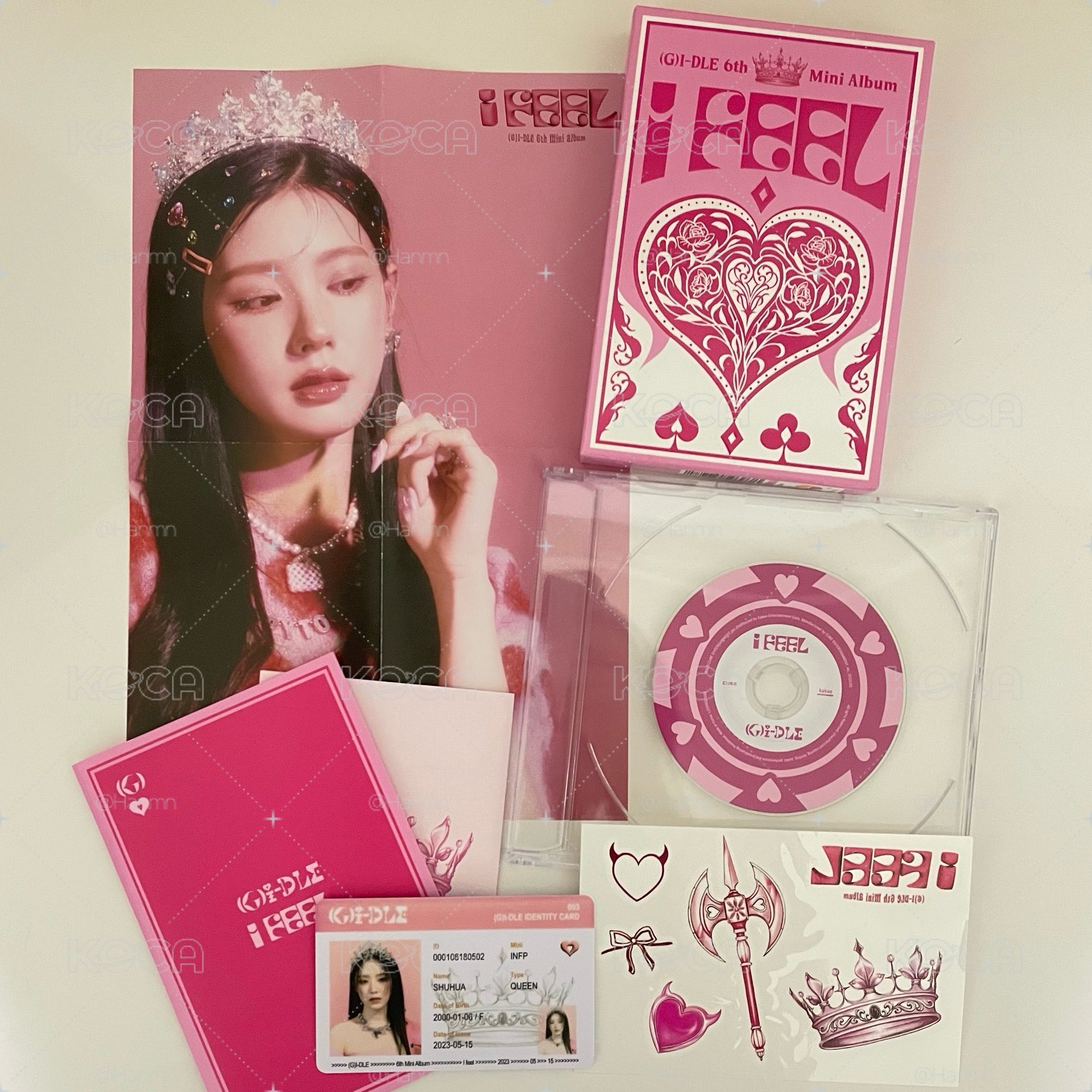 i-dle I FEEL QUEEN版 撲克牌 空專