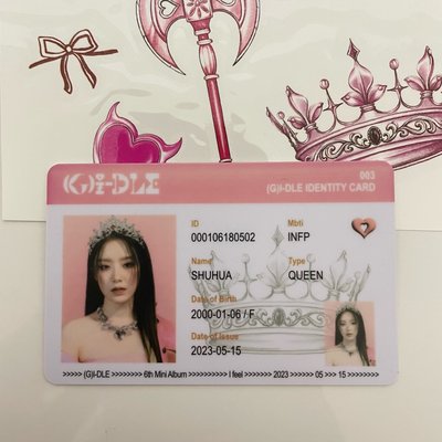 i-dle I FEEL QUEEN版 撲克牌 空專