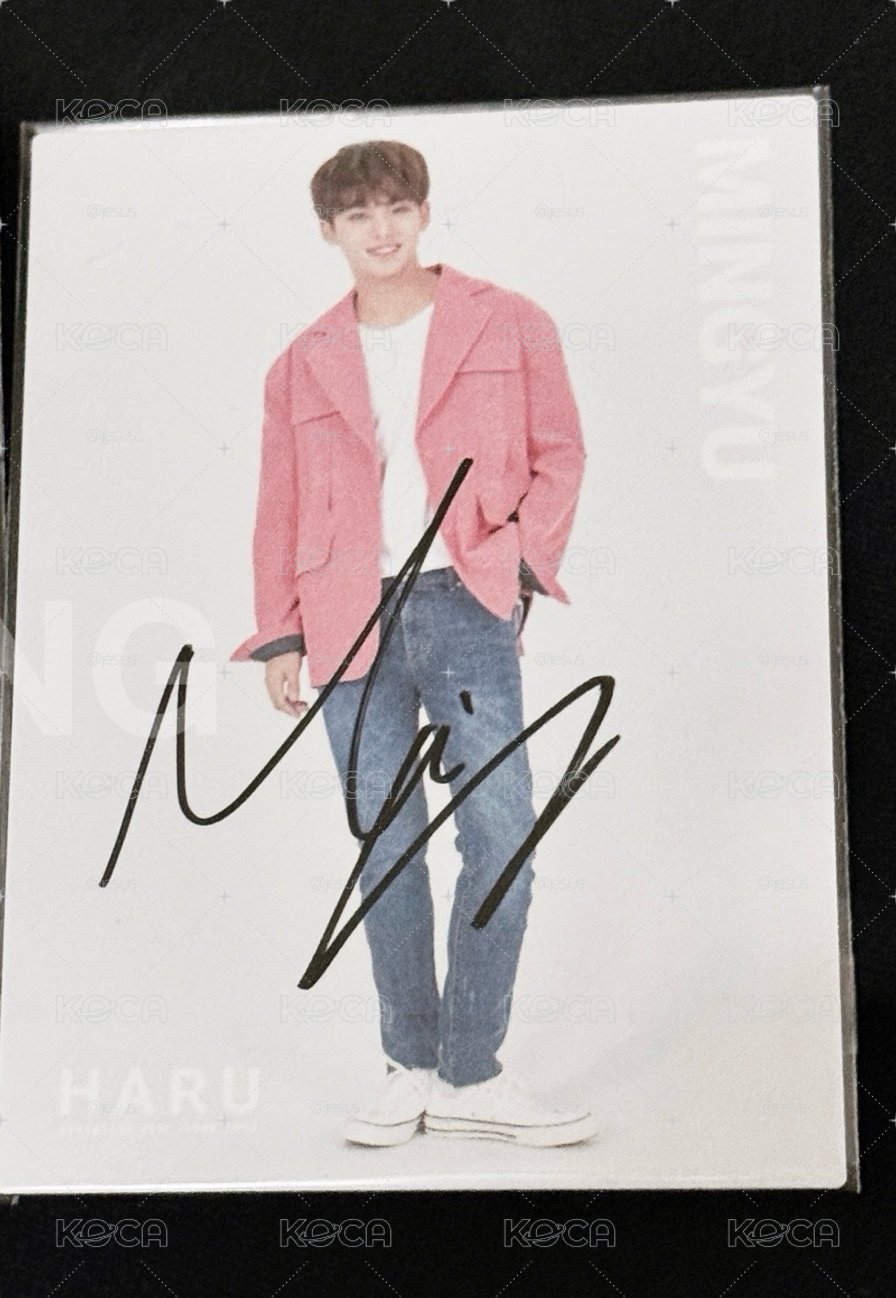 SEVENTEEN 金玟奎 金珉奎 Mingyu 簽名卡