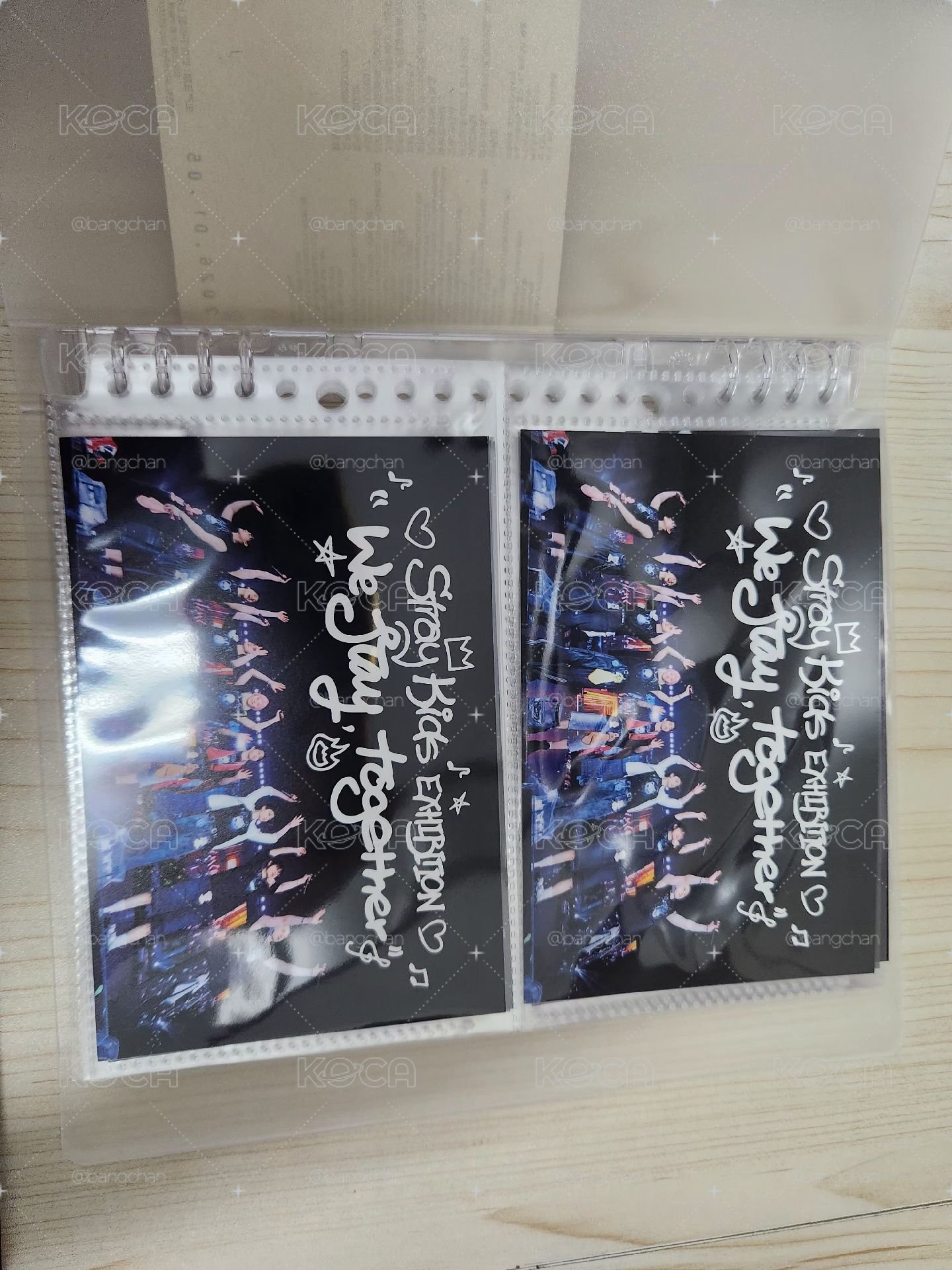 stray kids日本展覽名信片組