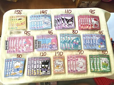 （勿直接下單）萬代 三麗鷗 餅卡 食玩卡