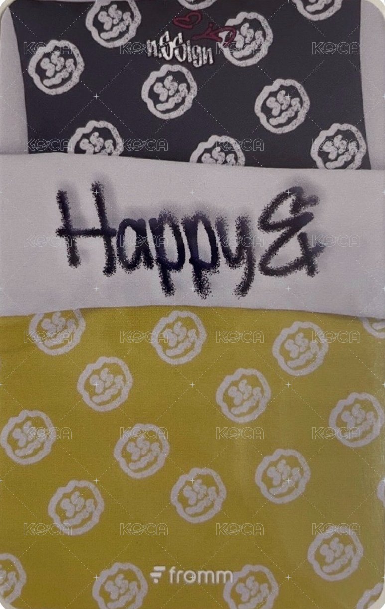 Happy & fromm 2.0 簽售卡 本寶寶要睡覺了ver. 背面