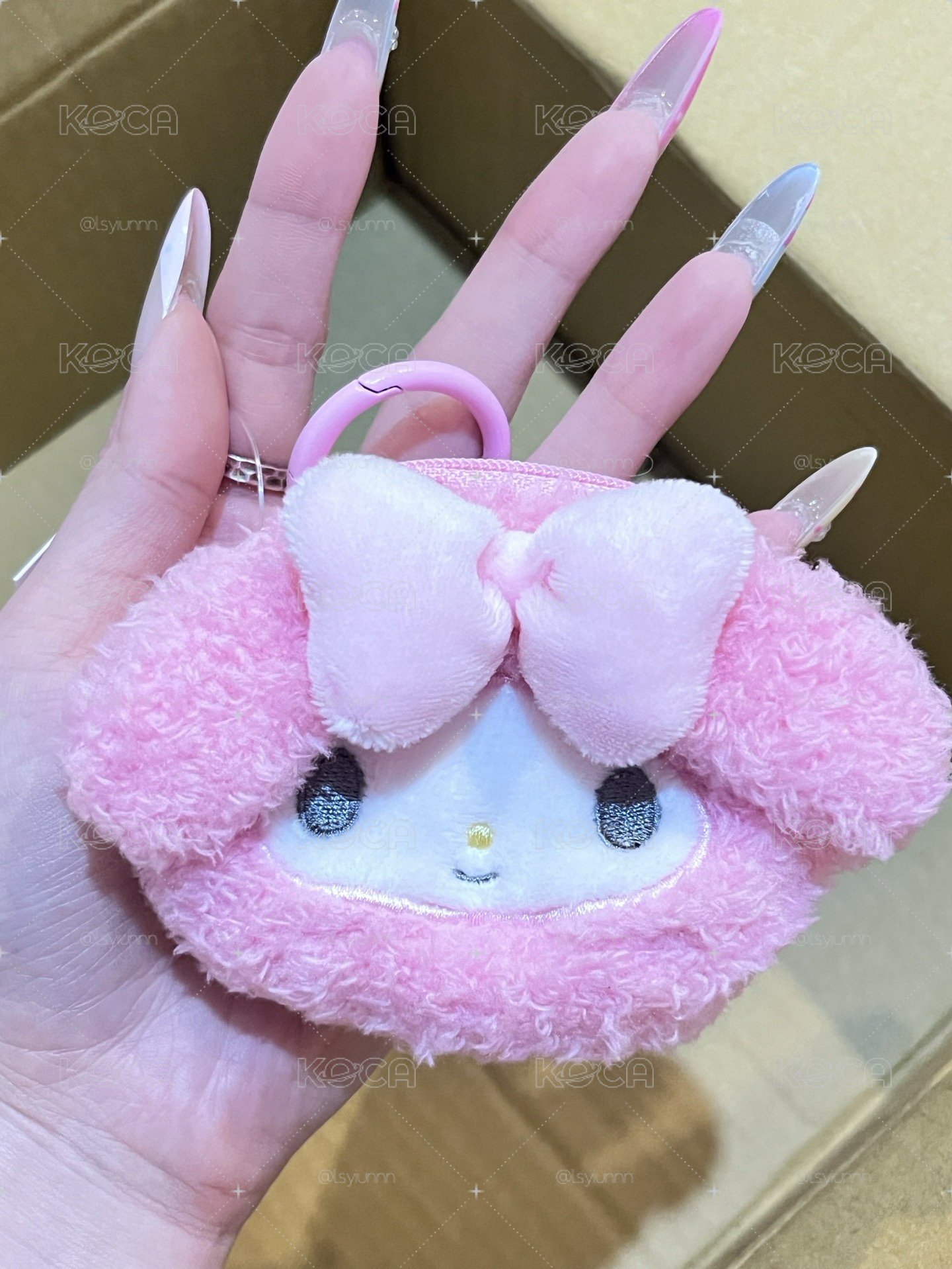 絨毛造型零錢包
