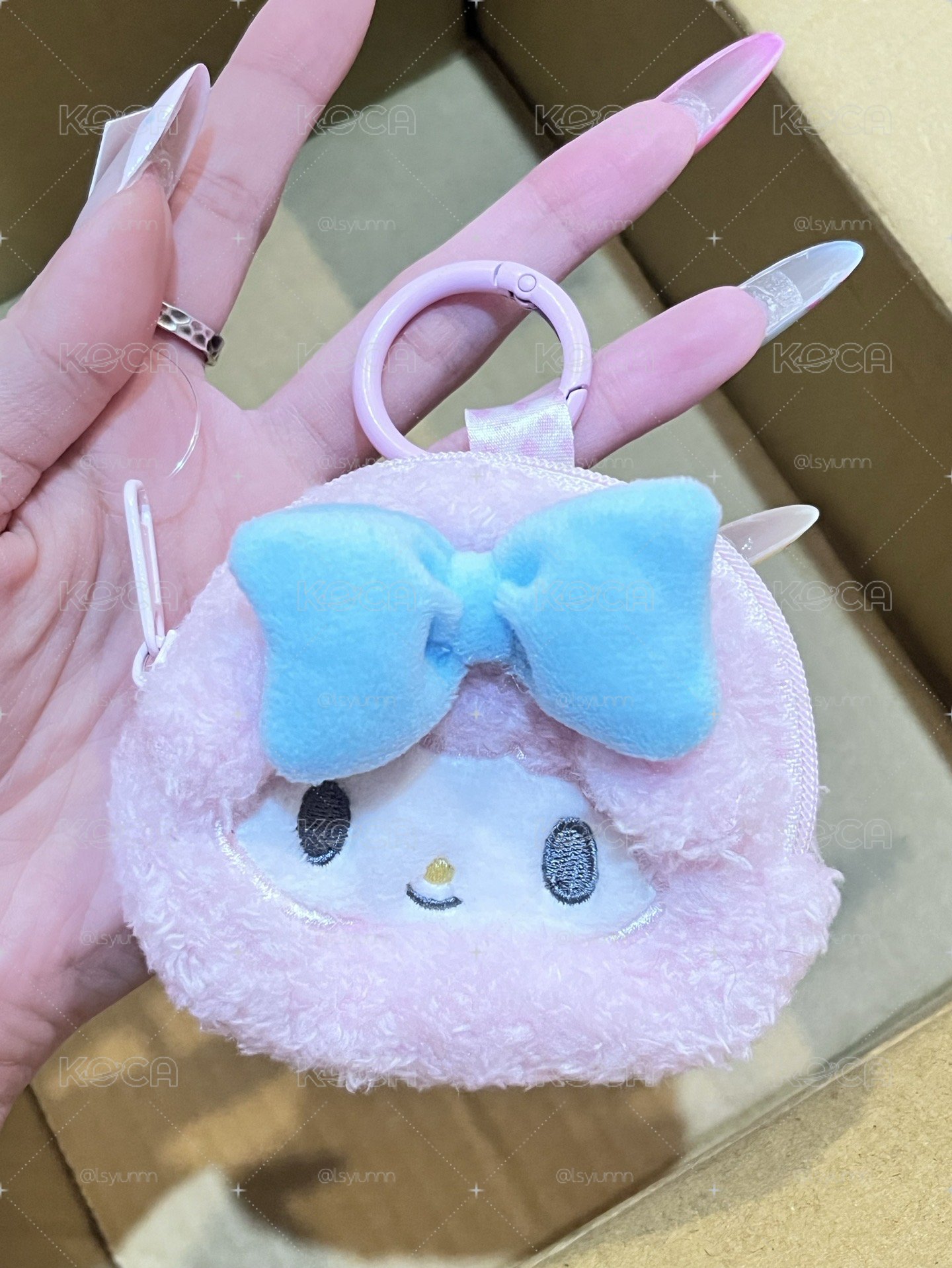絨毛造型零錢包