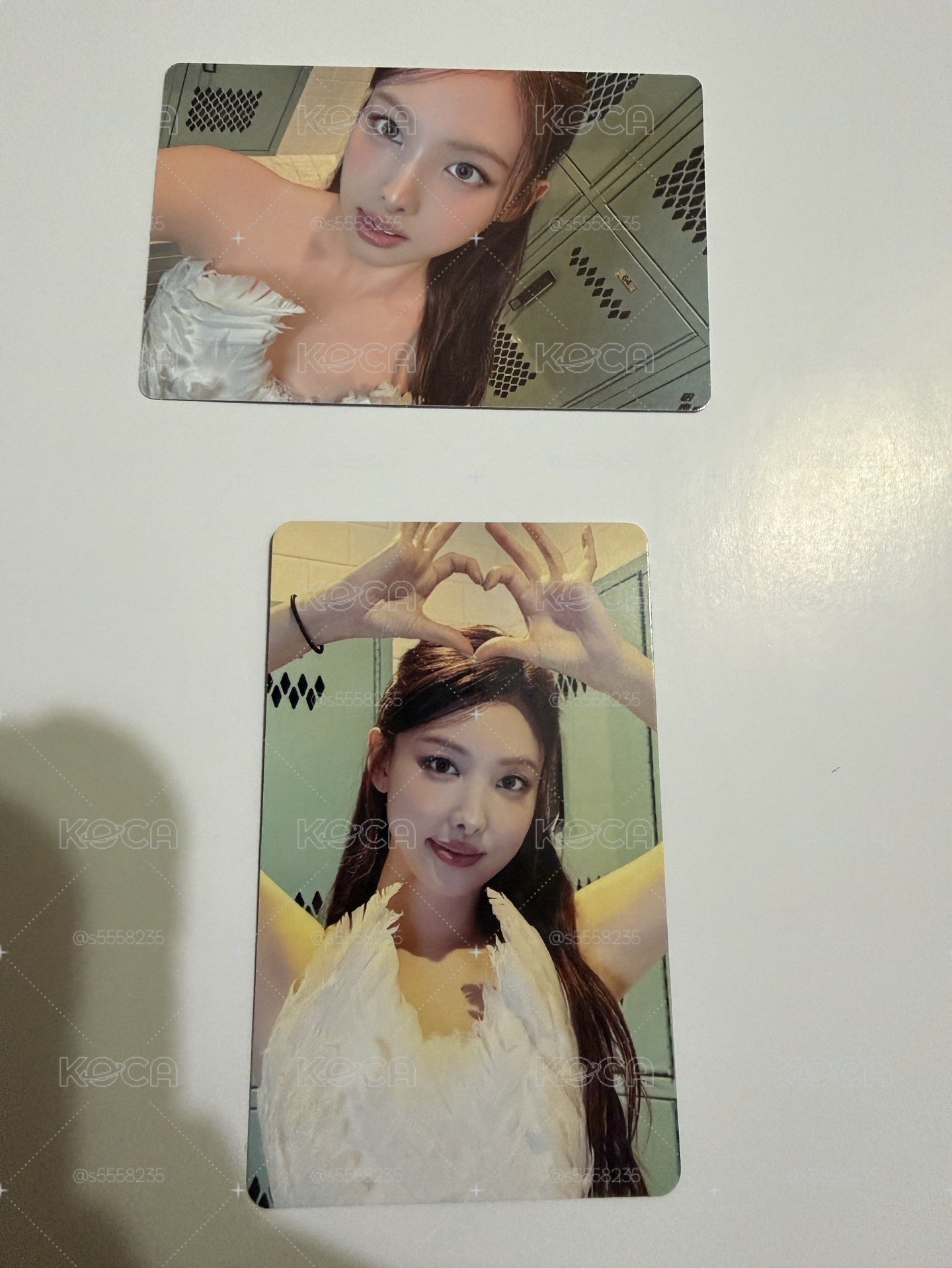 仁川藍光 娜璉set  Fans特典 小卡