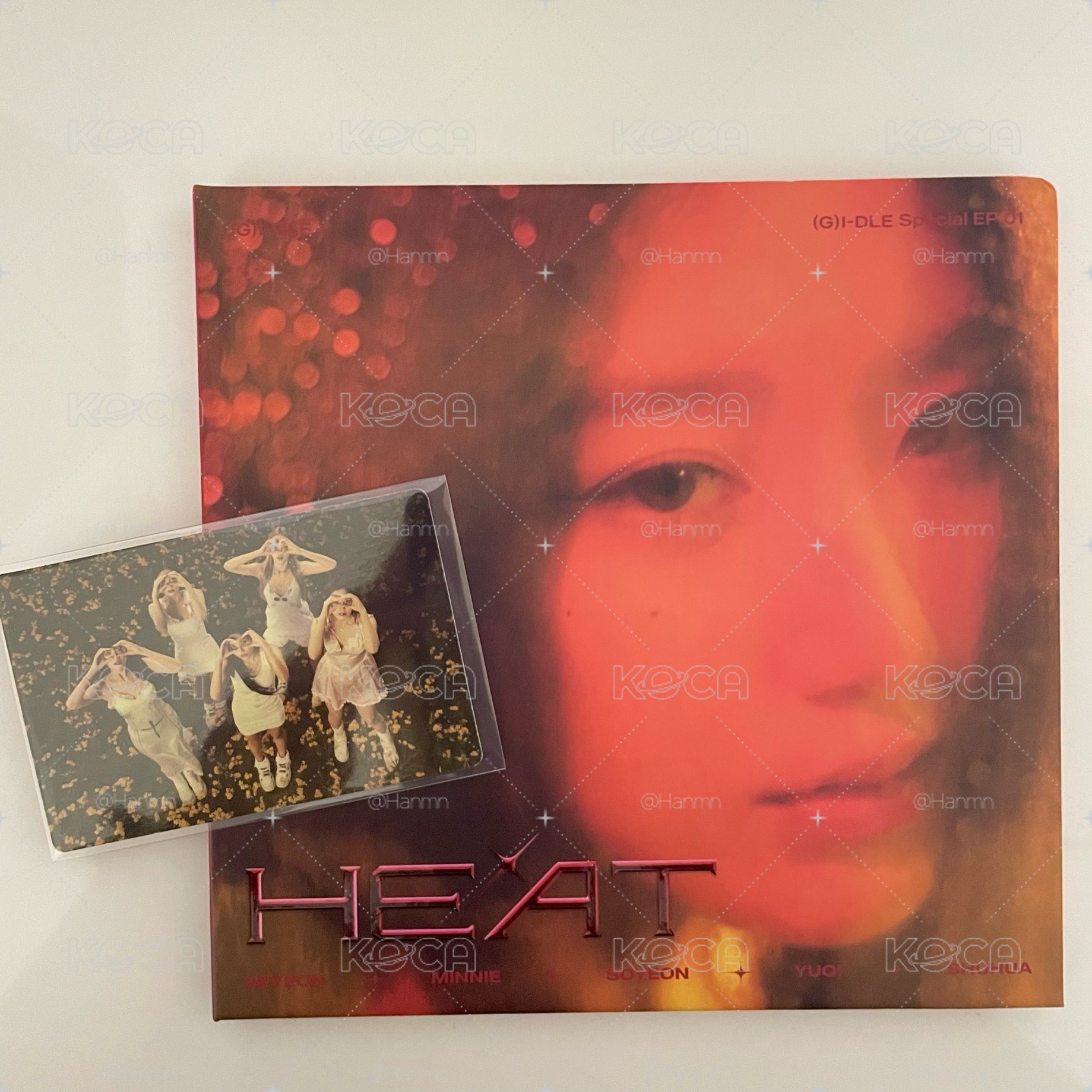 i-dle 英專 HEAT 舒華 單封 全專