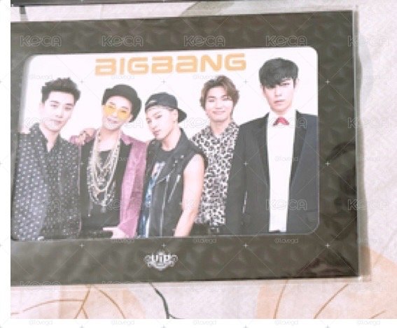 BIGBANG 特典生日卡 會員卡