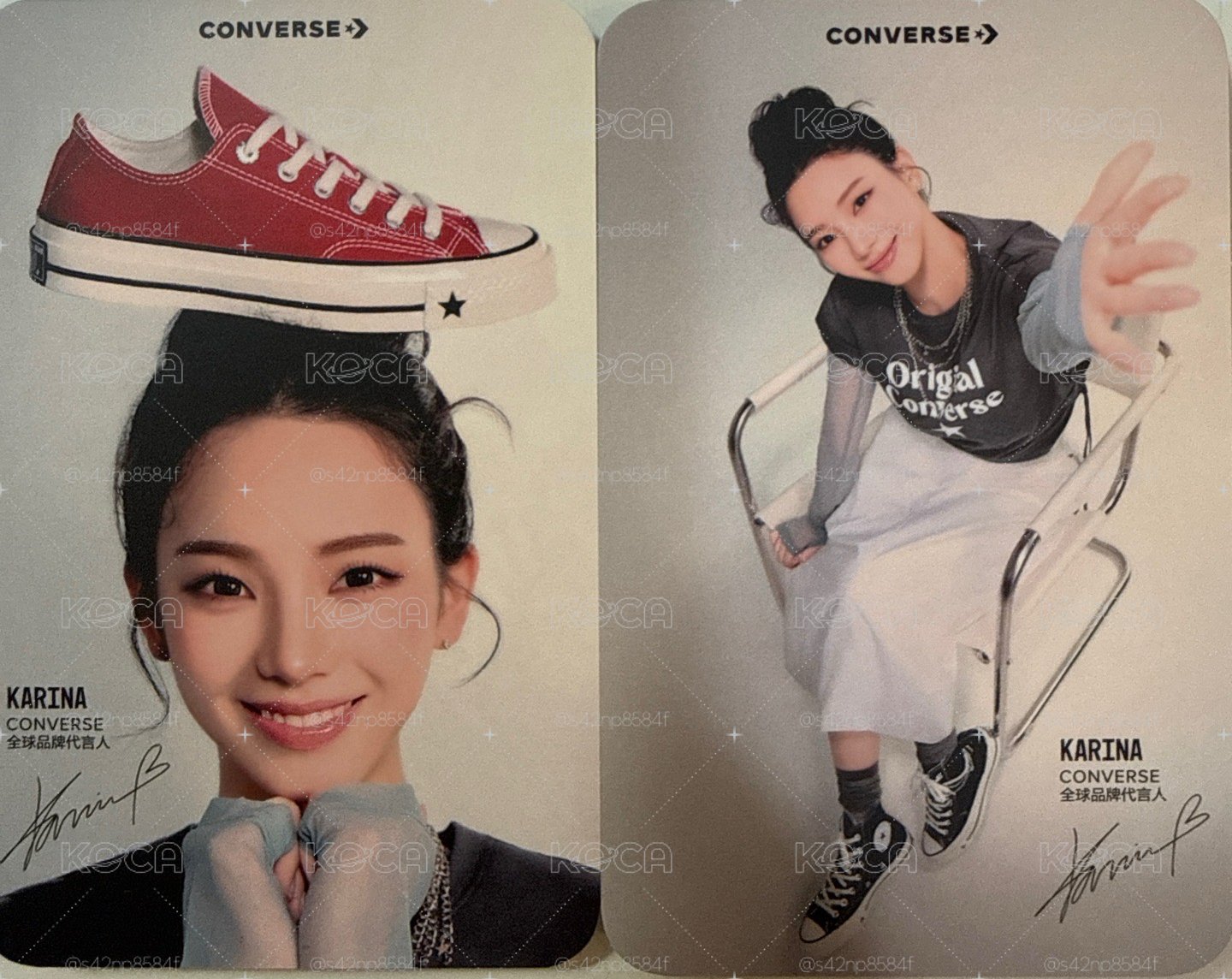CONVERSE 代言卡*2