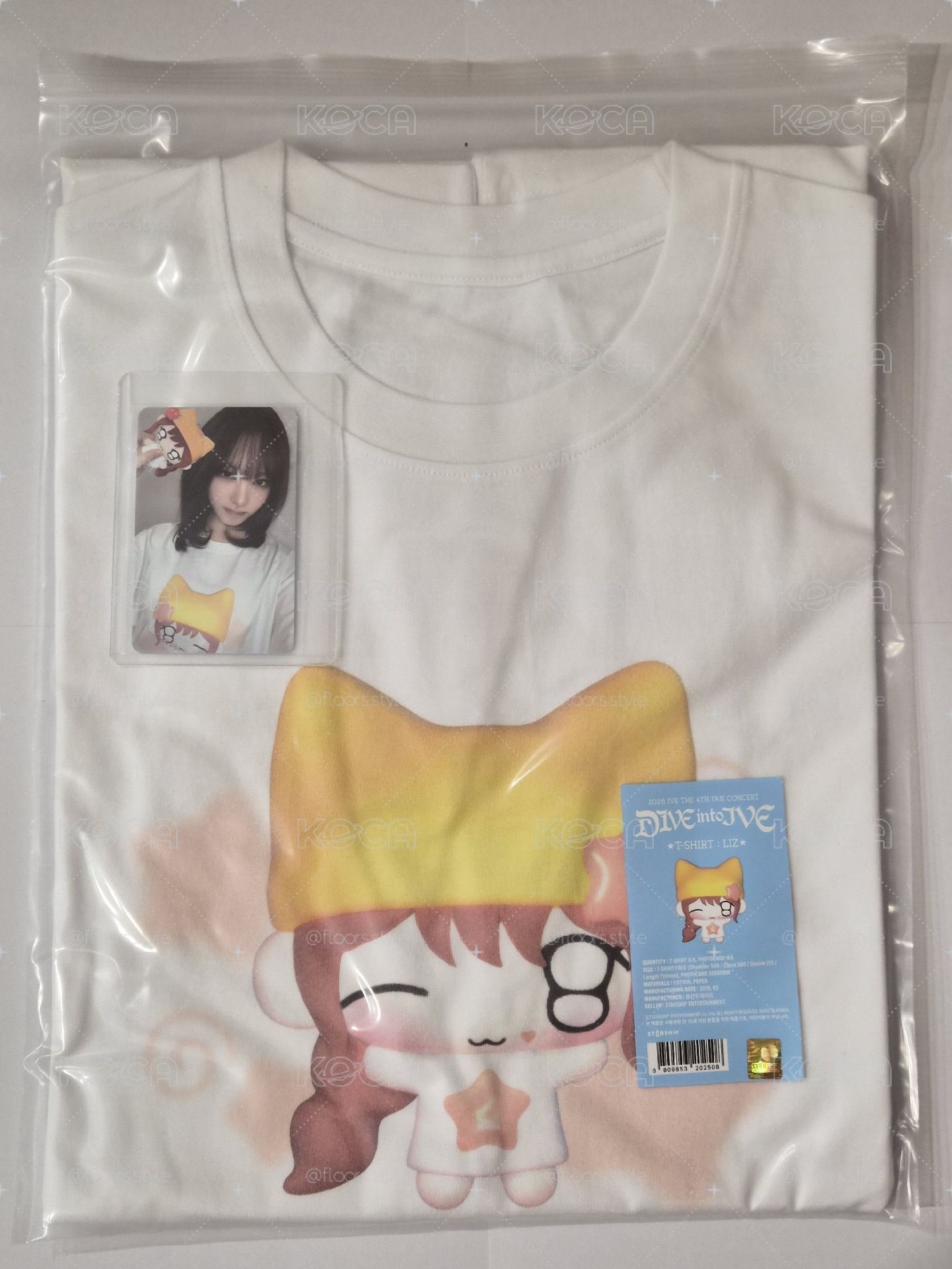 IVE 4th FC周邊 衣服含卡 LIZ
