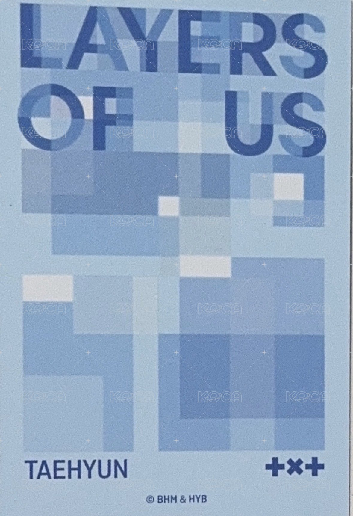 LAYER OF US 滿額卡  背面