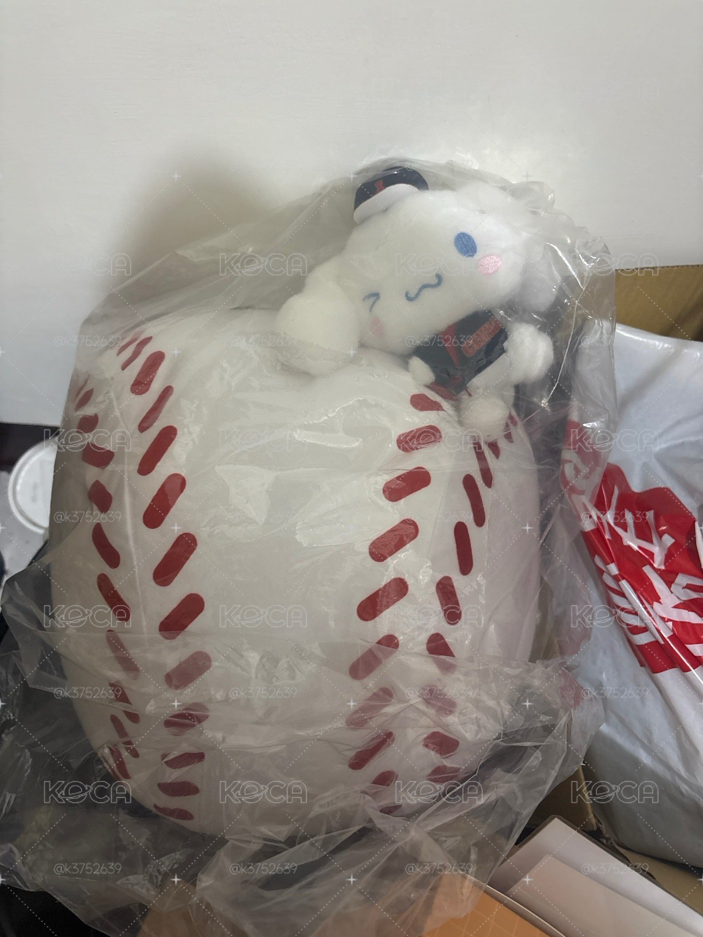 侍JAPAN × 三麗鷗 大娃 最後賞：大耳狗棒球靠墊