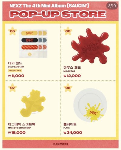 NEXZ SAUCIN’快閃店