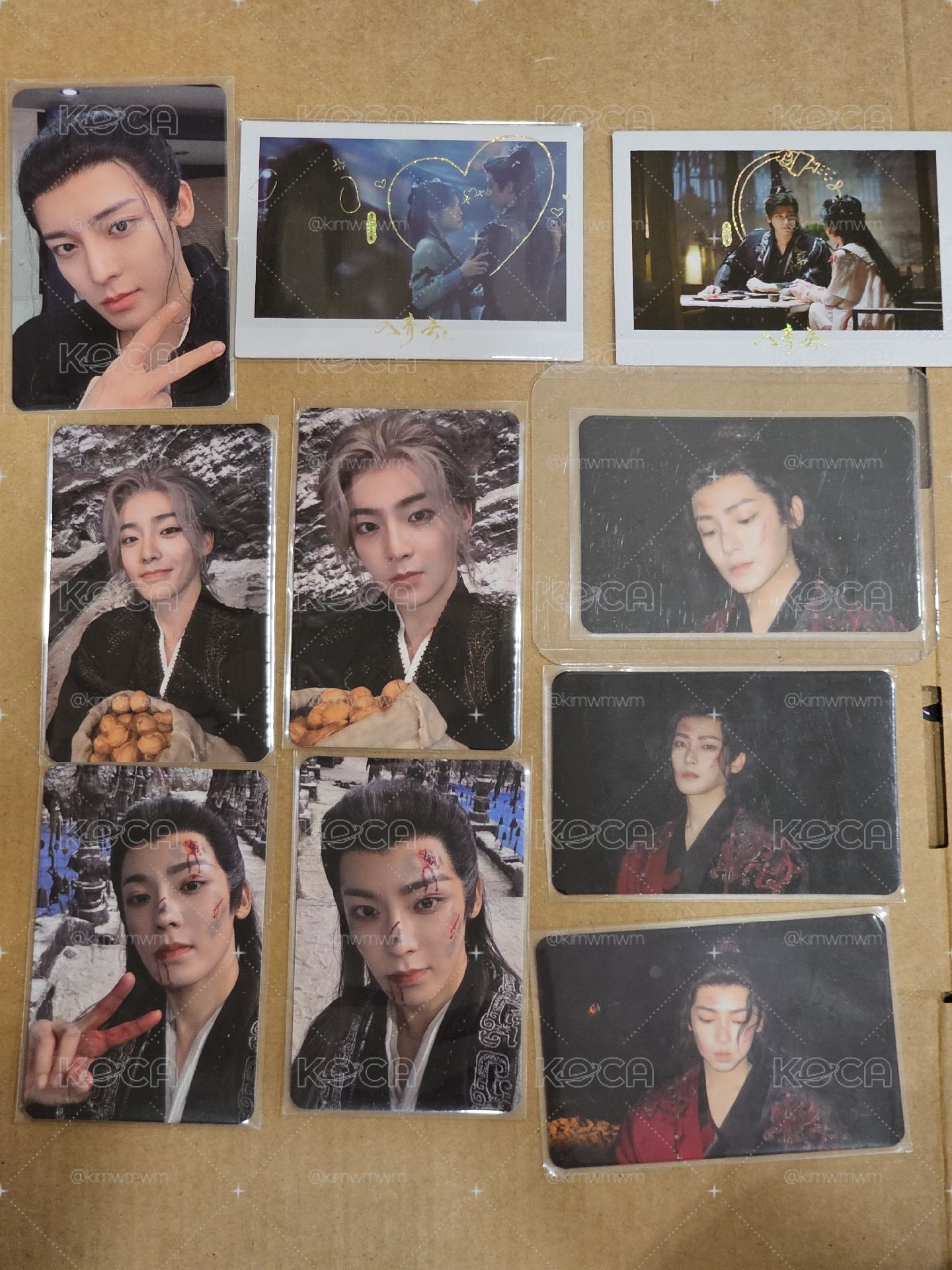 侯明昊 古風小生set 10張