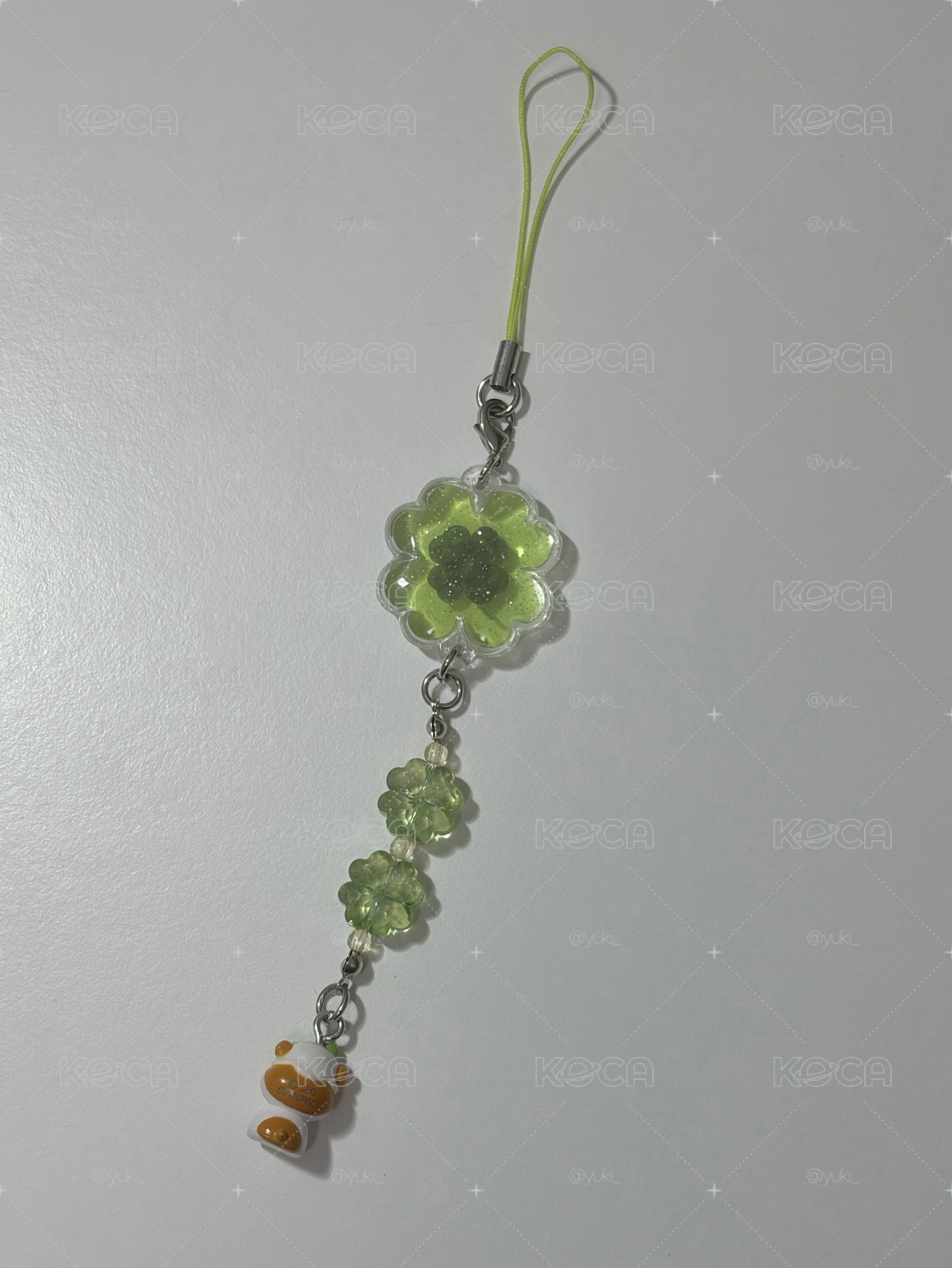 可樂鈴 幸運草吊飾