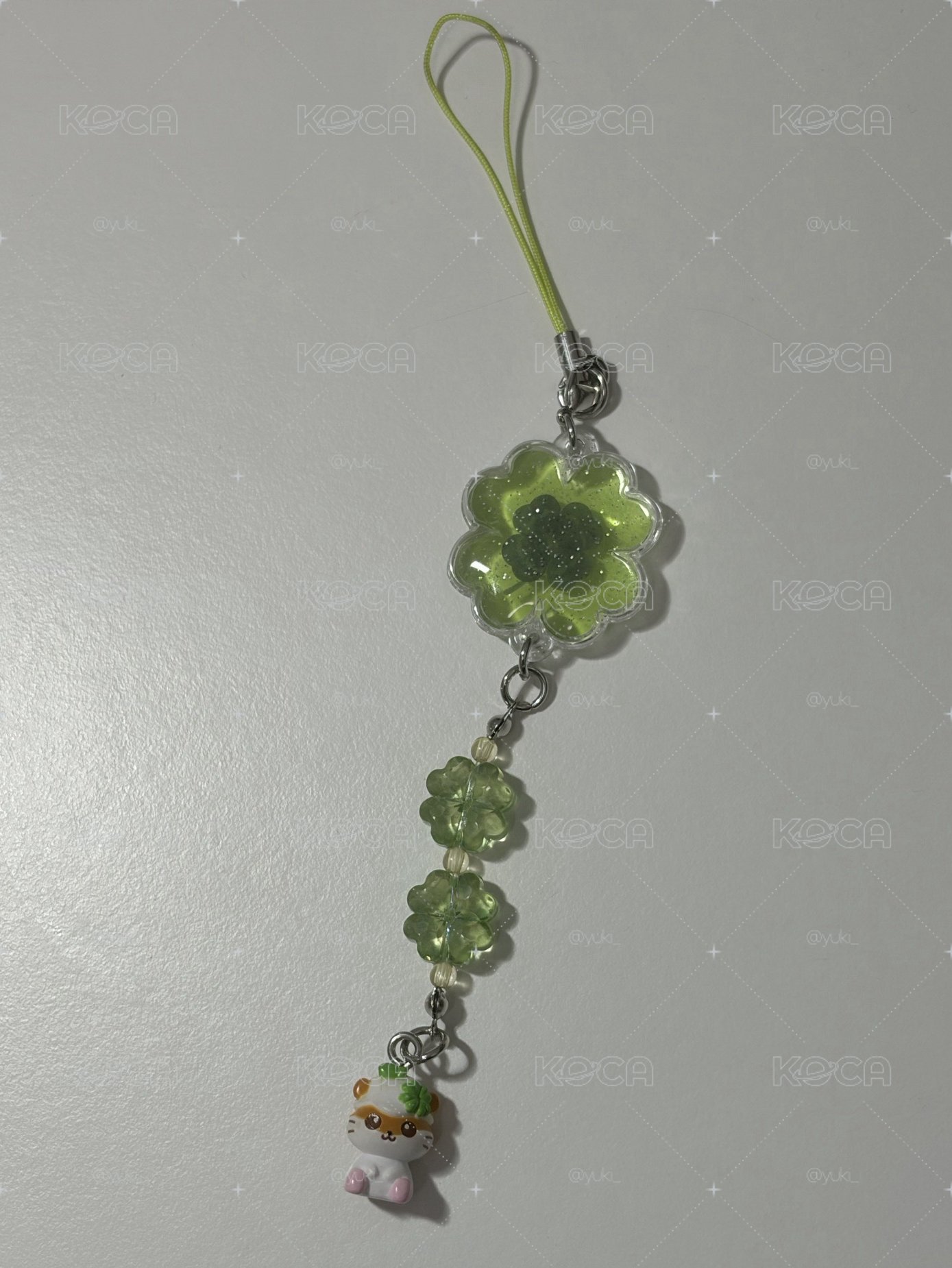 可樂鈴 幸運草吊飾