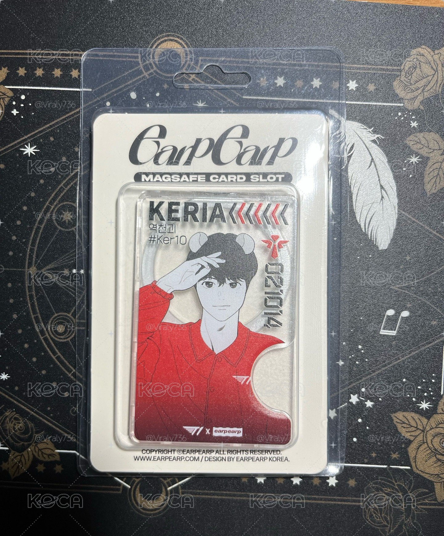 T1 Keria earpearp人物版磁吸卡夾