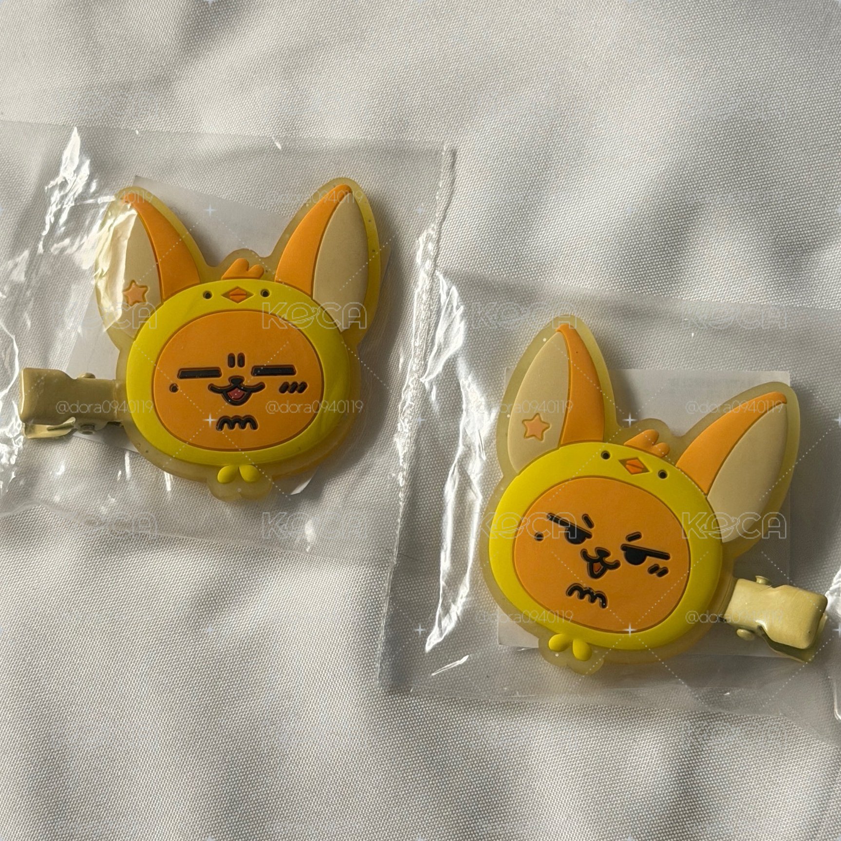 TXT日巡扭蛋 黃春髮夾一組 快速出貨