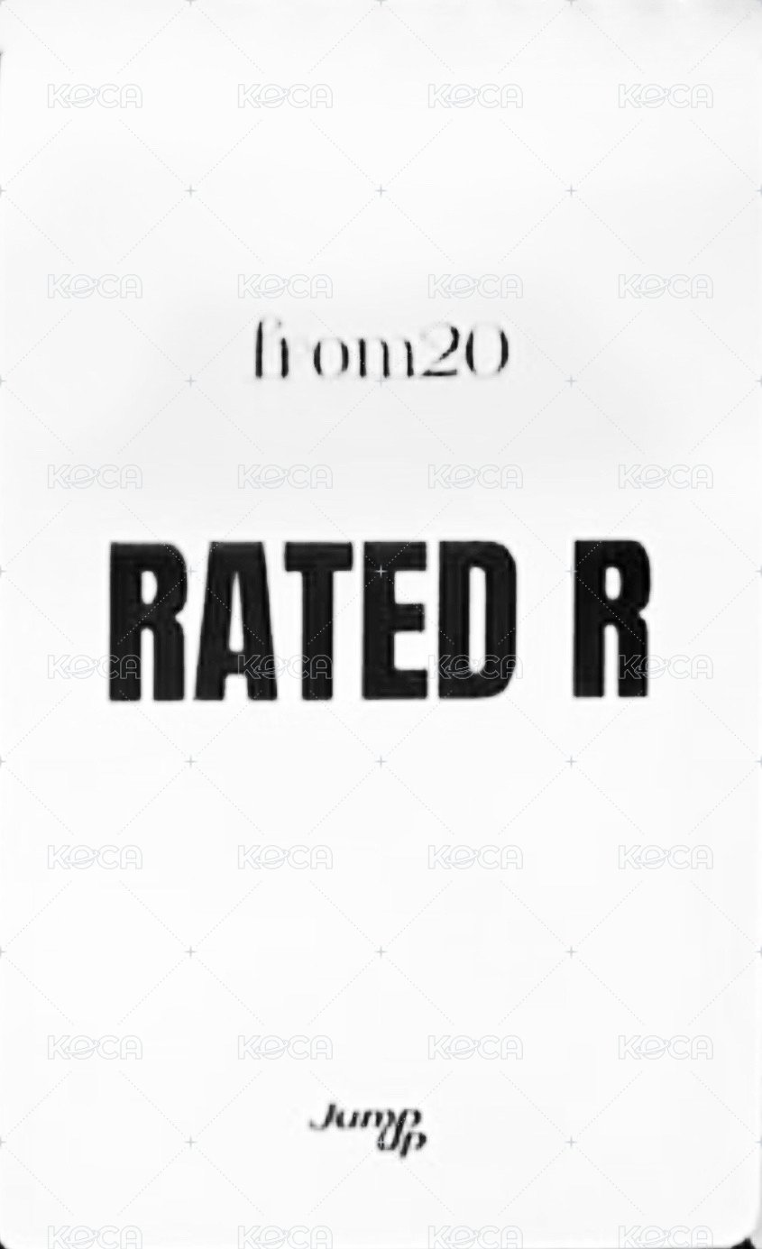 Rated R ju 1.0 簽售卡  背面
