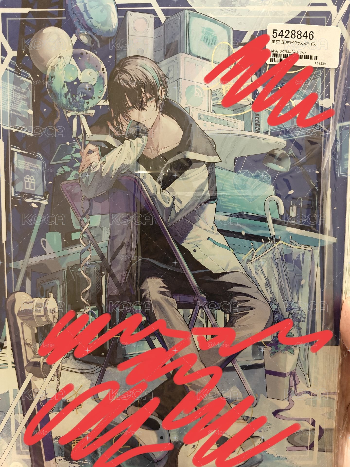 彩虹社 生日板