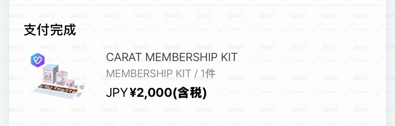 SEVENTEEN 11期會員禮 
