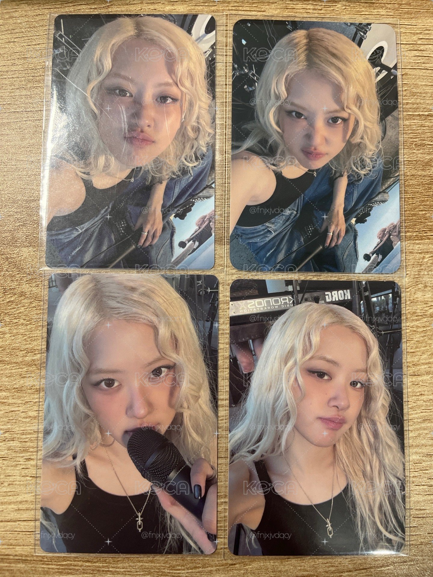 rosie 捲毛同造型四宮格