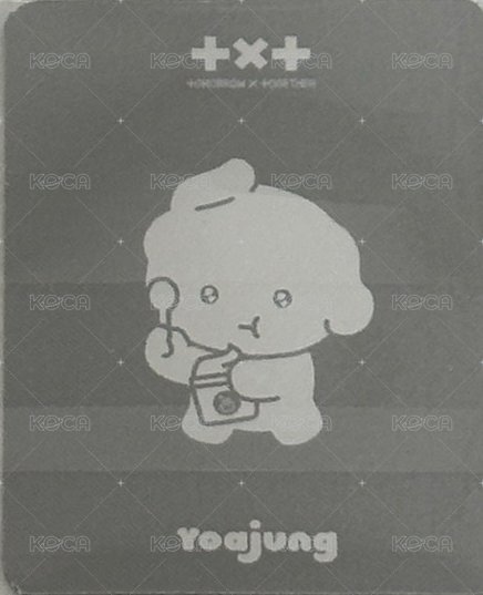 Yoajung 代言卡  背面