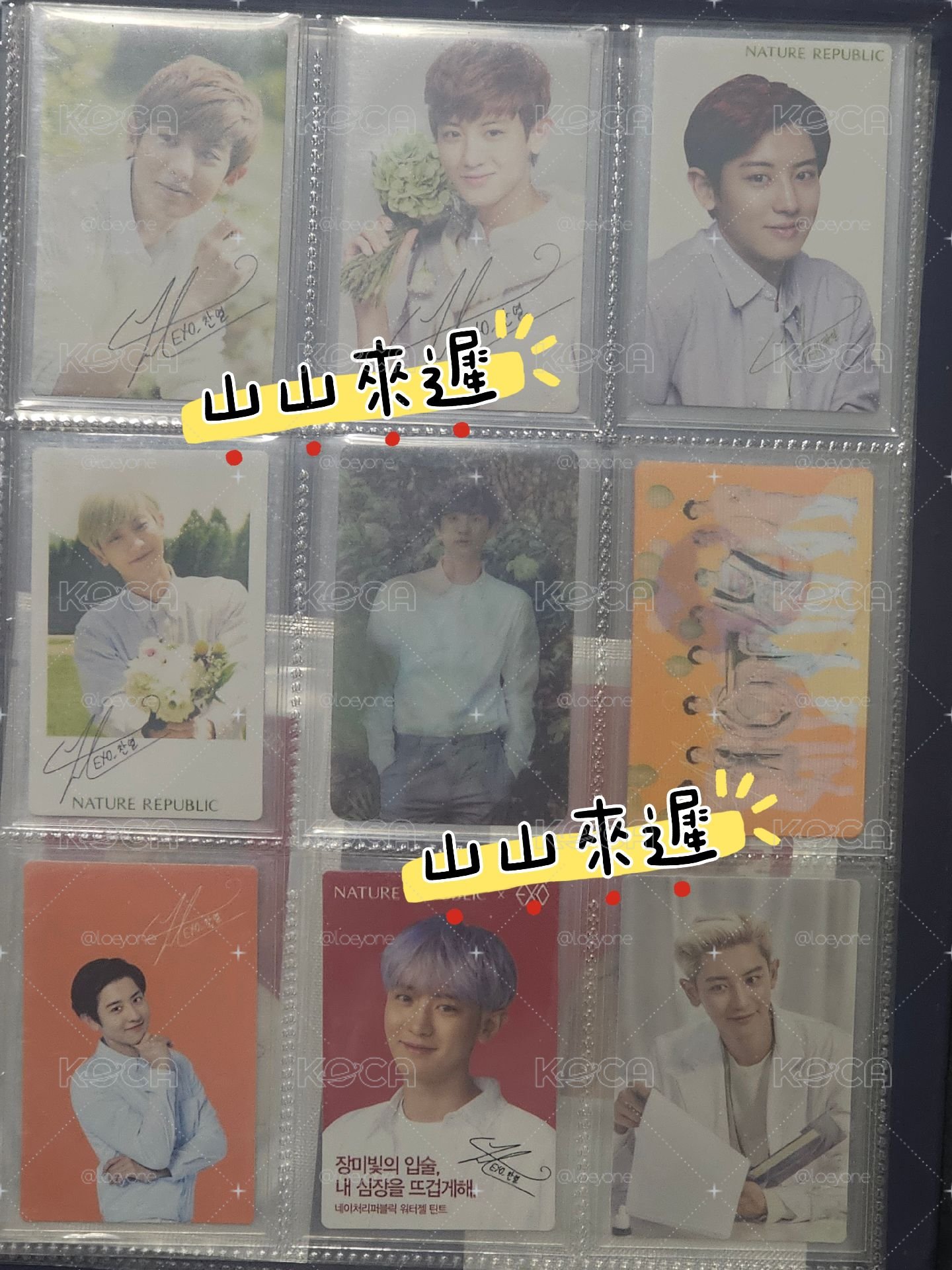 💖 燦烈 2013~2020 NATURE REPUBLIC 自然樂園 團體美妝代言小卡盤 ✨️