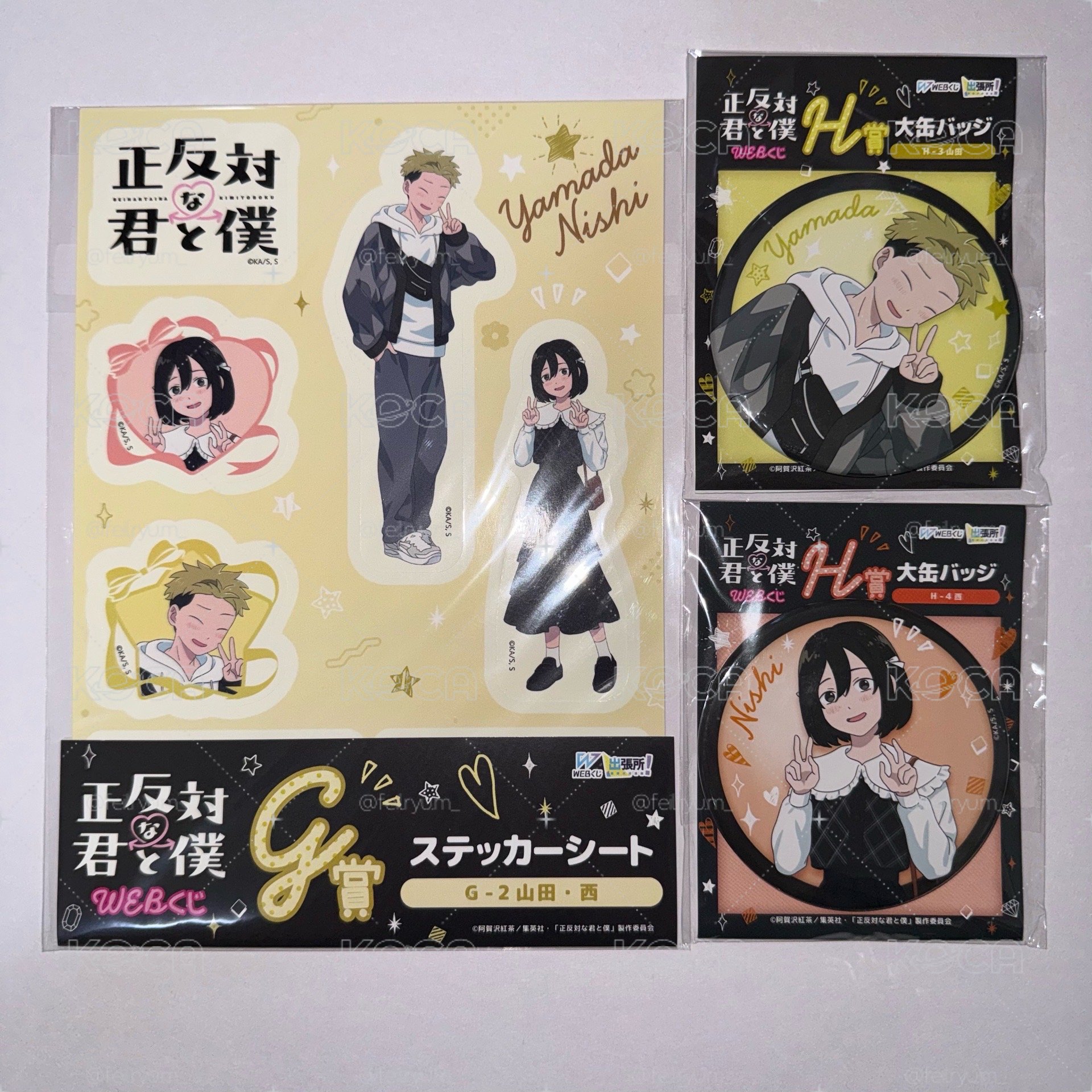 相反的你和我🔁<WEB一番賞>山田•西set