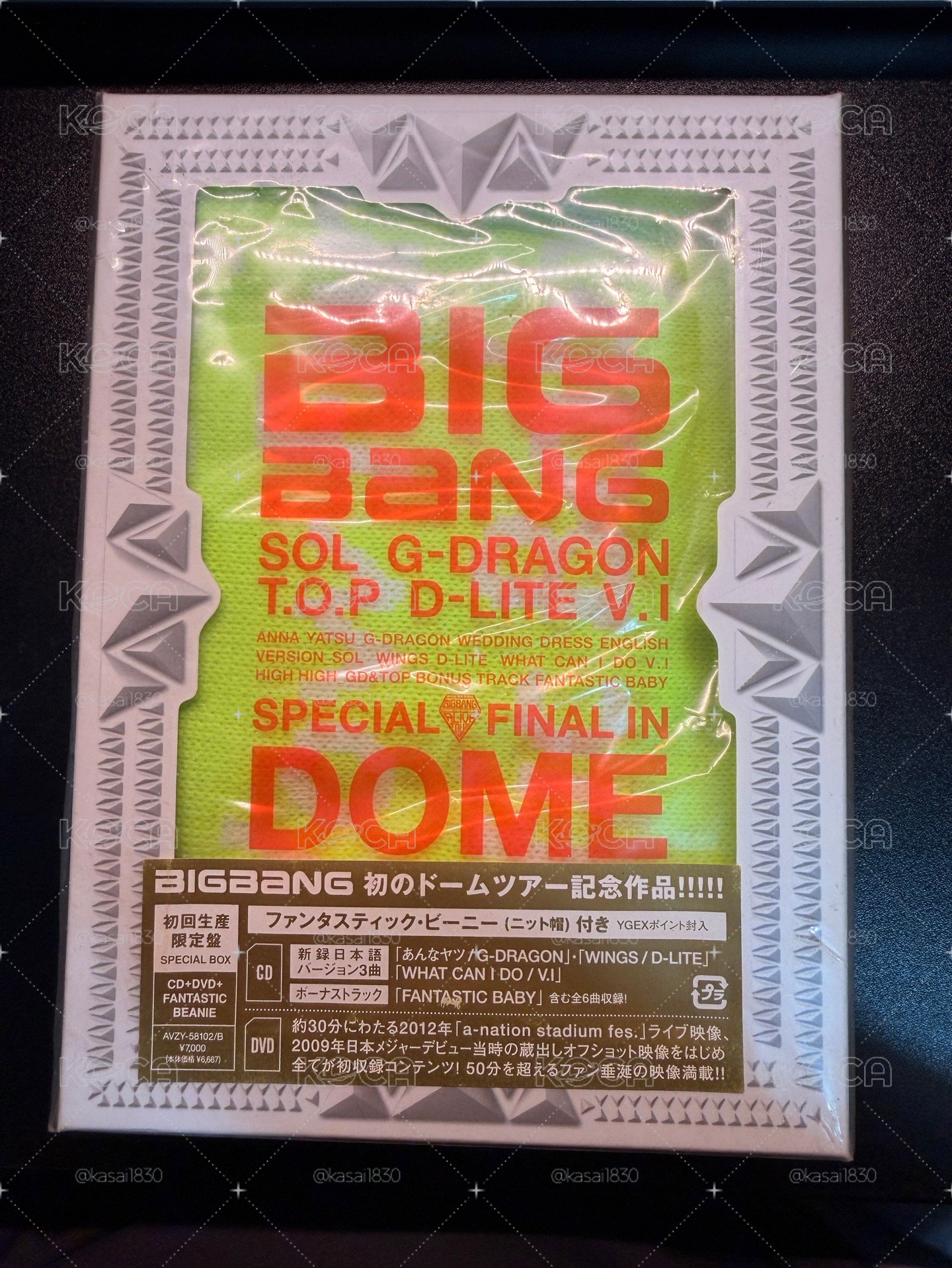 巨蛋巡迴紀念專輯 日本初回版CD+DVD+毛帽