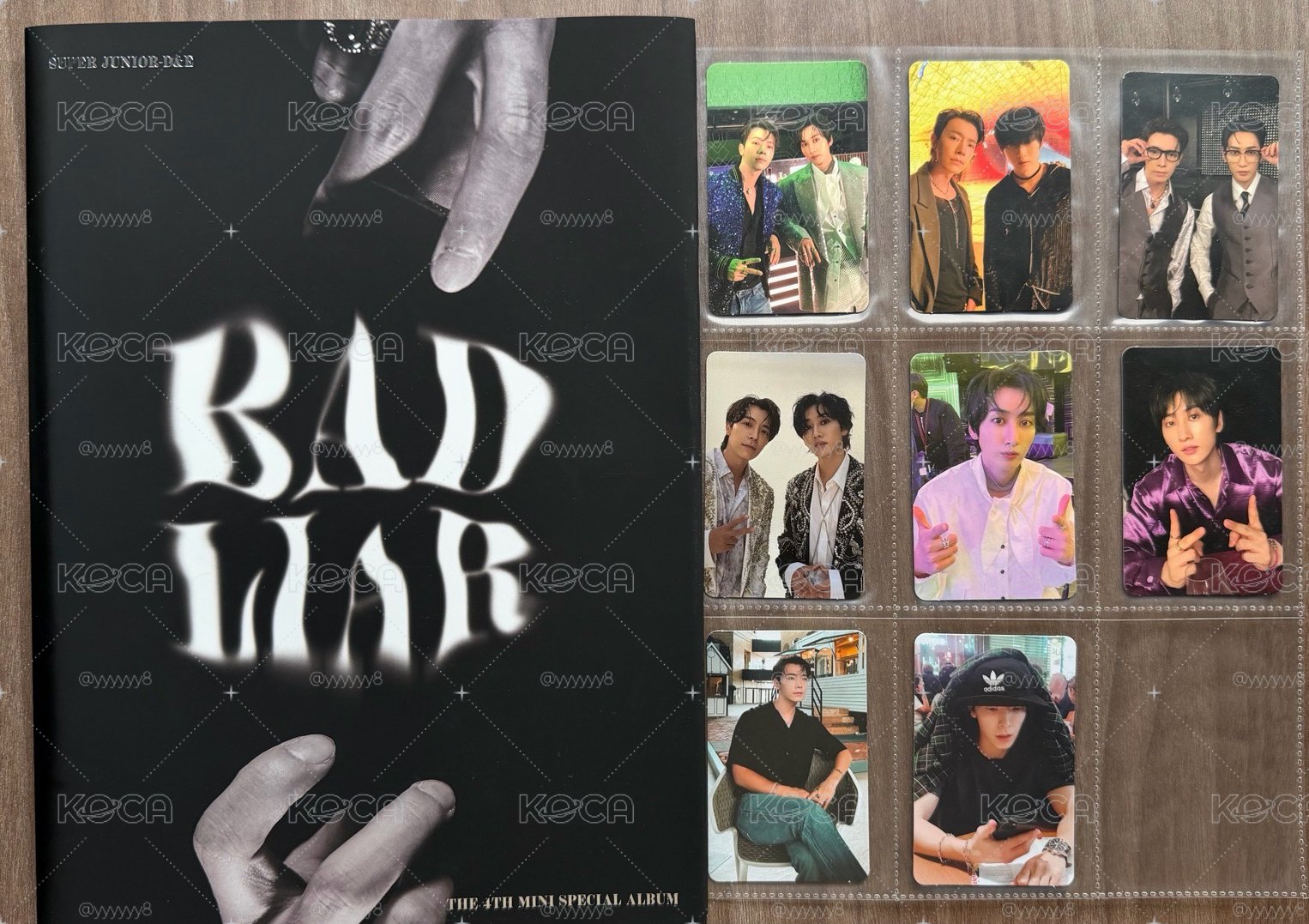 D&E 第四張韓語迷你專輯特別版《Bad Liar》 李東海 李赫宰 赫海 小卡