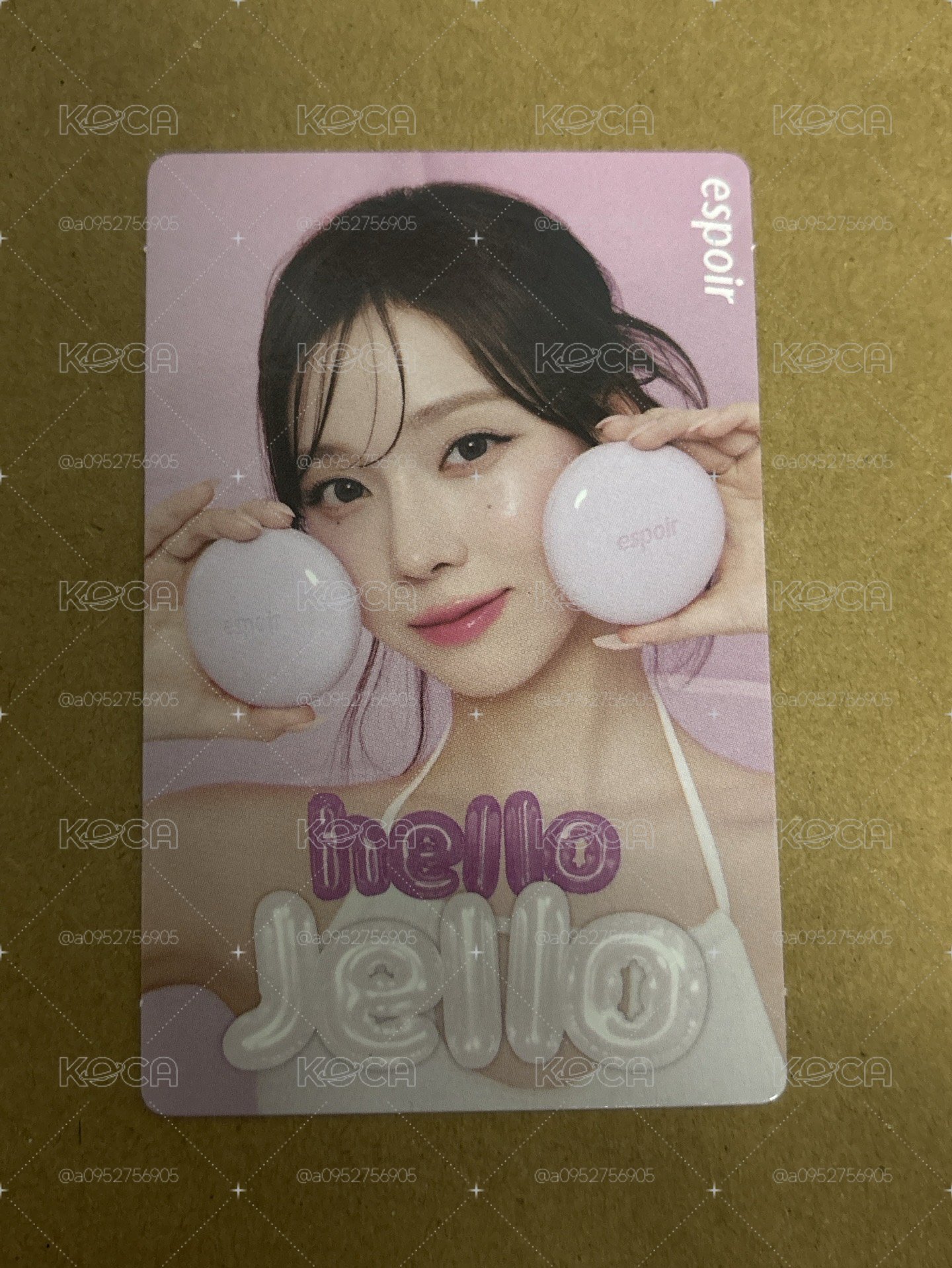 espoir 代言卡 1.0冬