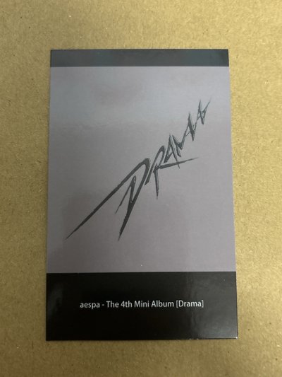 Drama kms 特典卡 預售 v4冬