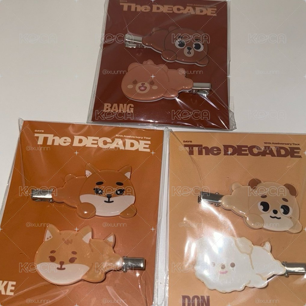 地方場髮夾🐻🦊🐶