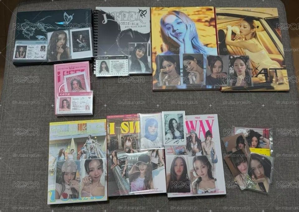 i-dle 早期專輯空專、第四期會員禮