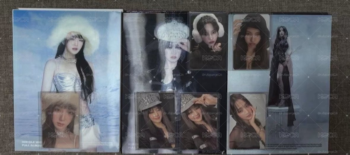 i-dle 早期專輯空專、第四期會員禮