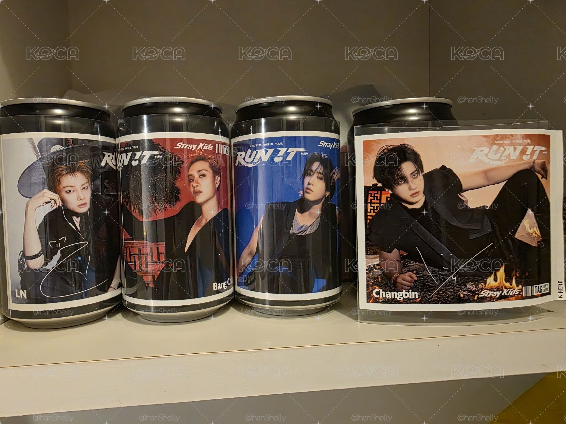 SKZ RUN IT 日本飲料貼紙