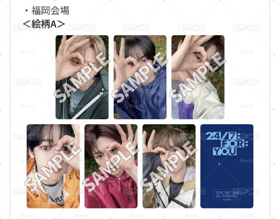26 日巡 福岡限定 A ver. 入場卡 / 場限卡 